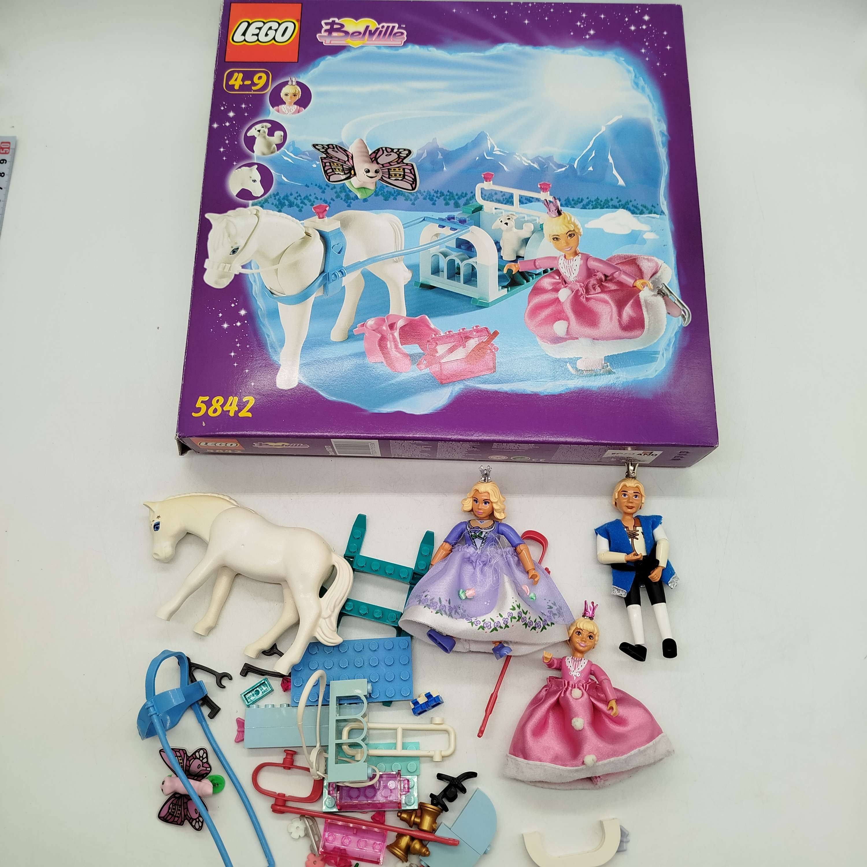 LEGO Belville 5842 Schlitten Set, gebraucht, ab 6 7 8 Jahre | ✅ geprüft